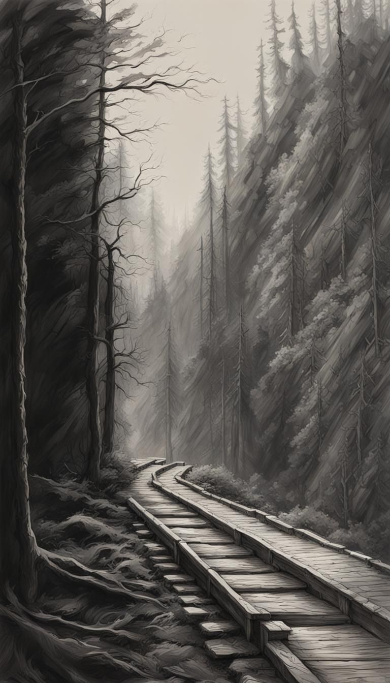 Eminem Pencil Sketch Matte Painting