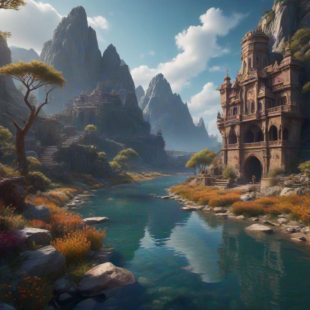 Ancient Rabbi Surrounded by Snow