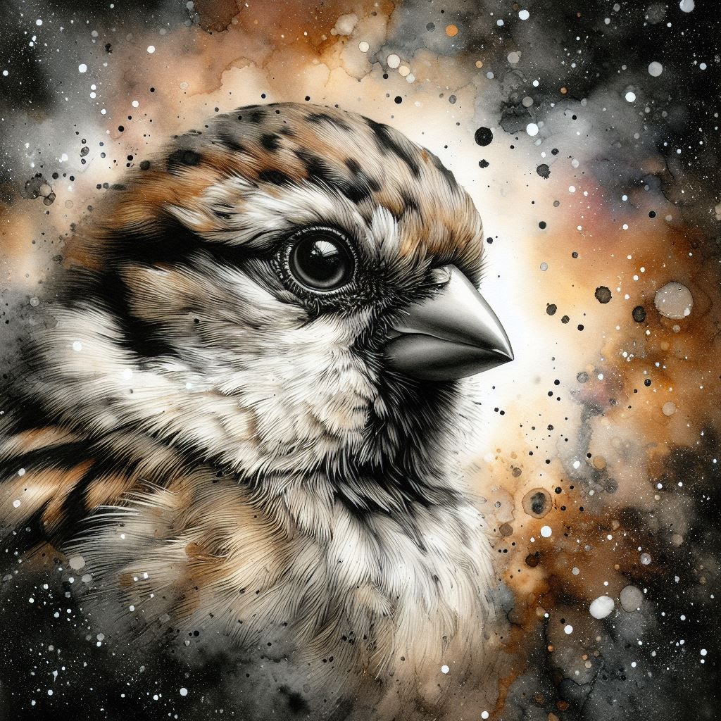 Portrait d'un moineau