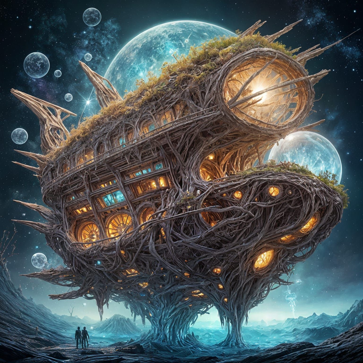  Ship Grown from a Starseed
  by @Rukbat