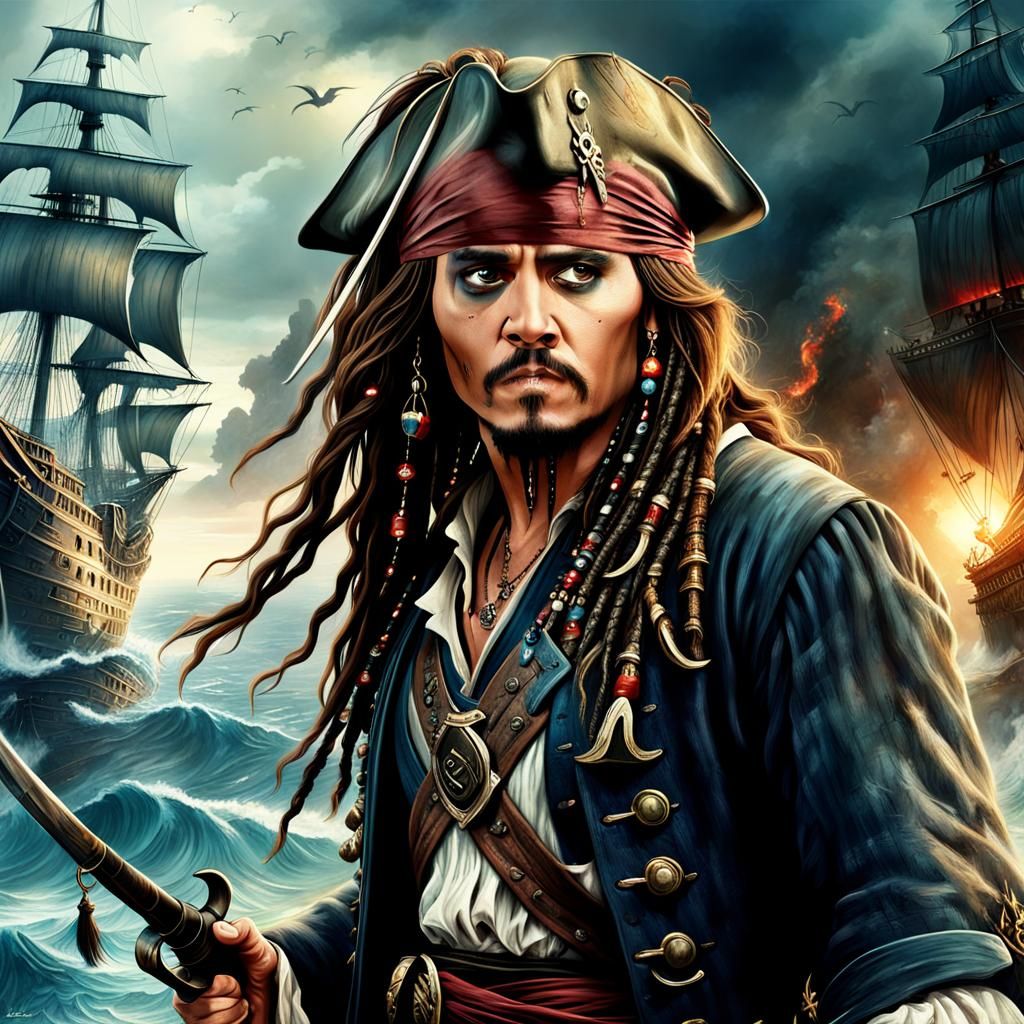 Johnny Depp as Jack Sparrow