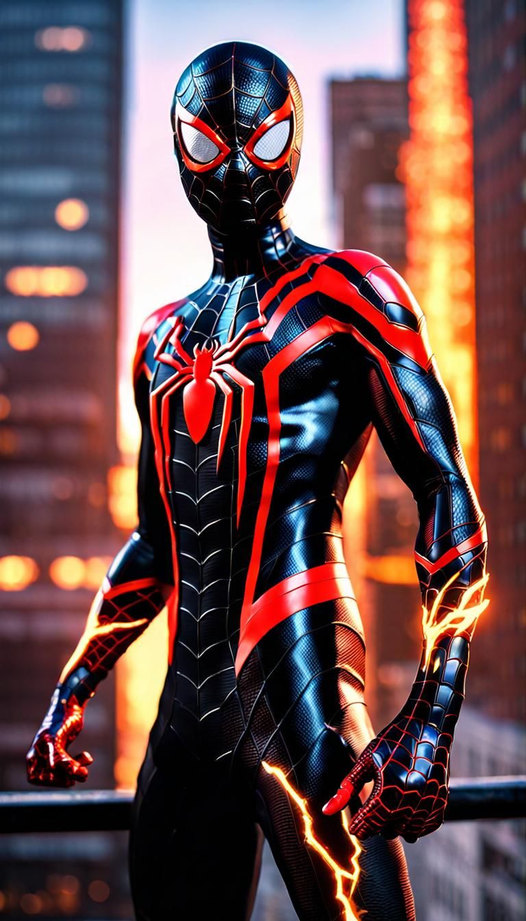 Spider-Man: Miles Morales - AI Generated Artwork - NightCafe Creator