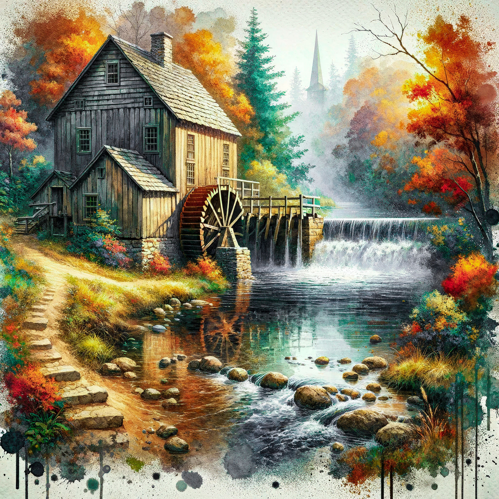 Traditional Water Mill House