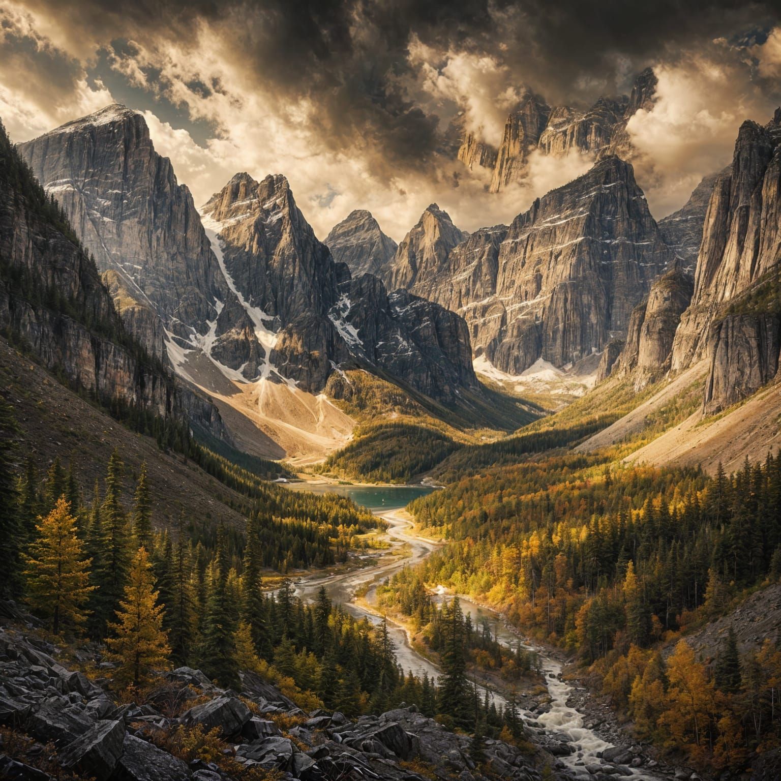 Valley of the Ten Peaks, Canada  by @T White