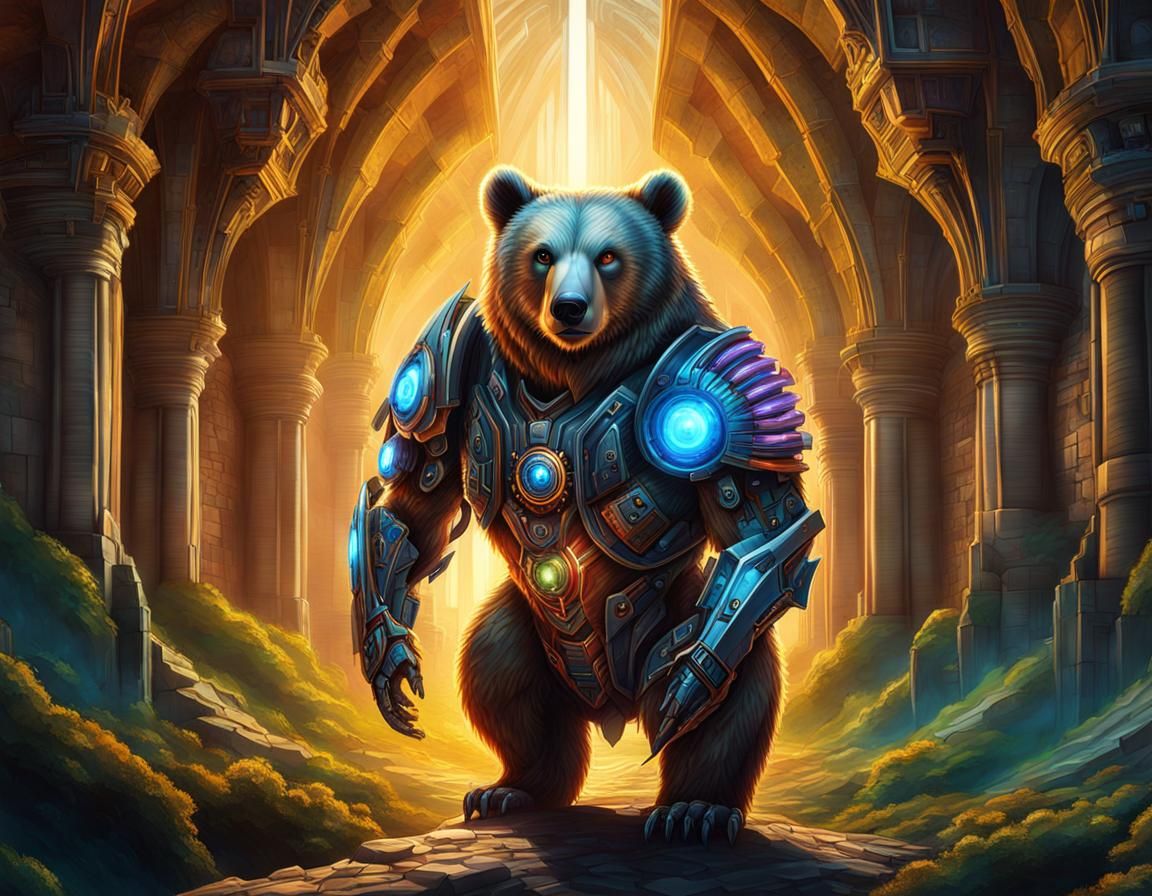 Bear guardian AI Generated Artwork NightCafe Creator