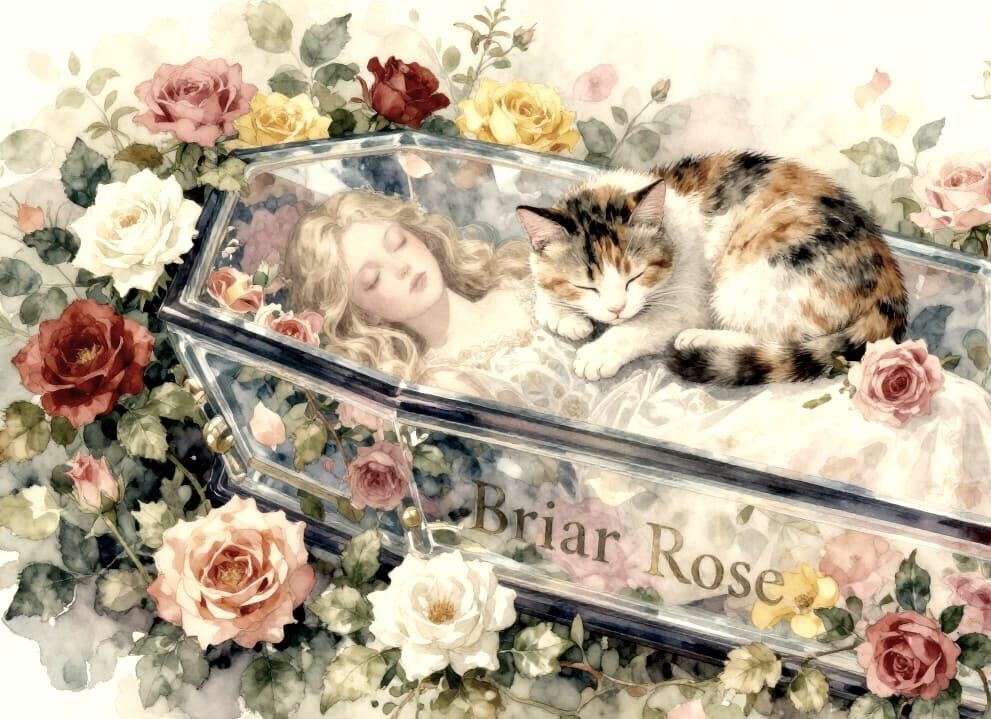 Waiting for her friend to wake up  by @Cayla Catz