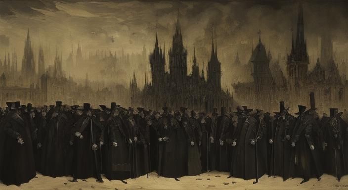 "The Alchemist". Ominous, Intricately Designed, Elaborate, Digital, Scenic, Hyper-Detailed, Delicate; Complex, Francisco Goya,  anthropomorp...