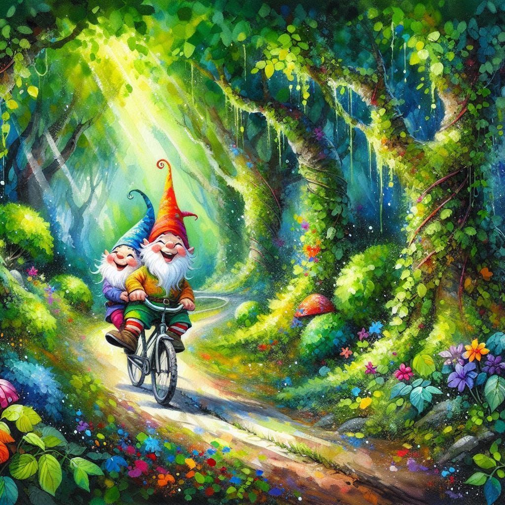 Bicycling Gnomes