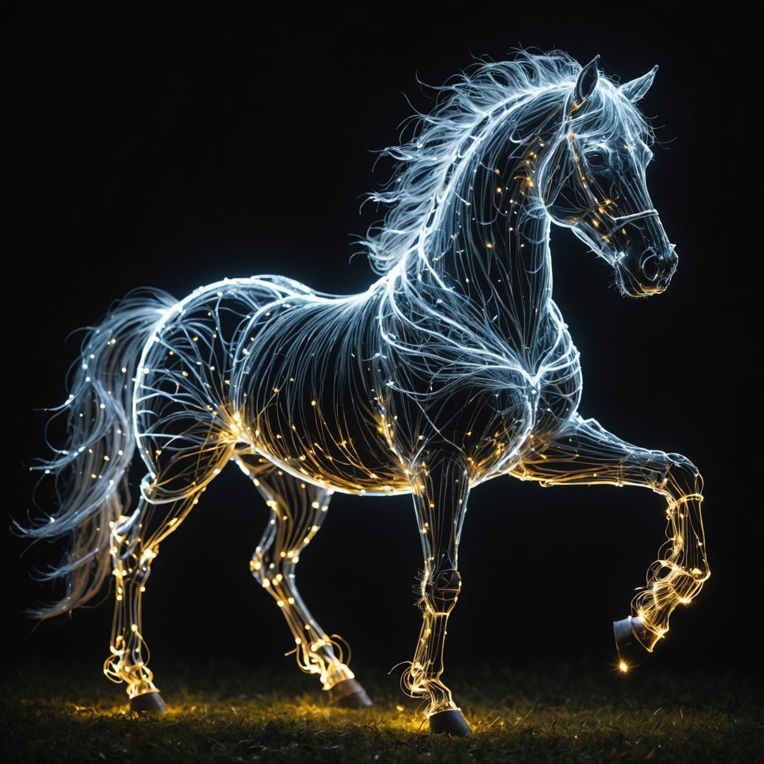 Luminous Stallion  by @Chirminth