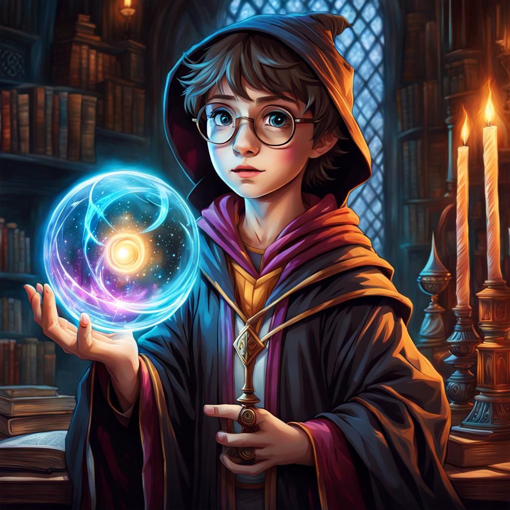 A Little Harry Potter - AI Generated Artwork - NightCafe Creator