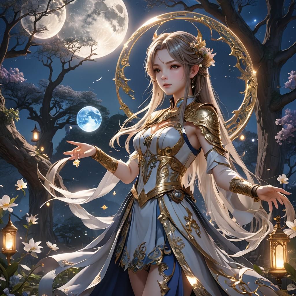 epic fantasy anime goddess: beautiful sakura edition - AI Generated ...