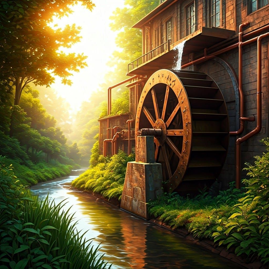 Waterwheel  by @Honest Citizen