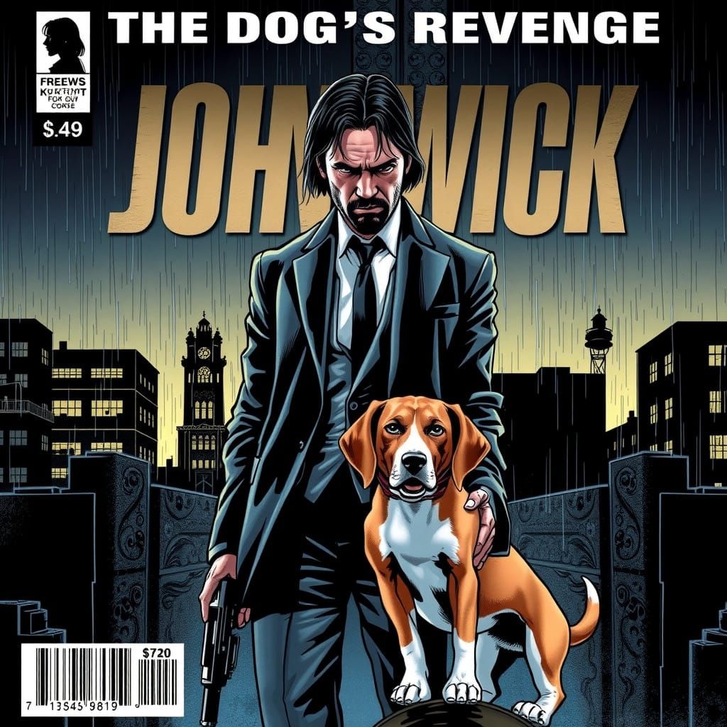 John Wick  : The Dog’s Revenge - Comic Book  by @PROBABLYNOTHING