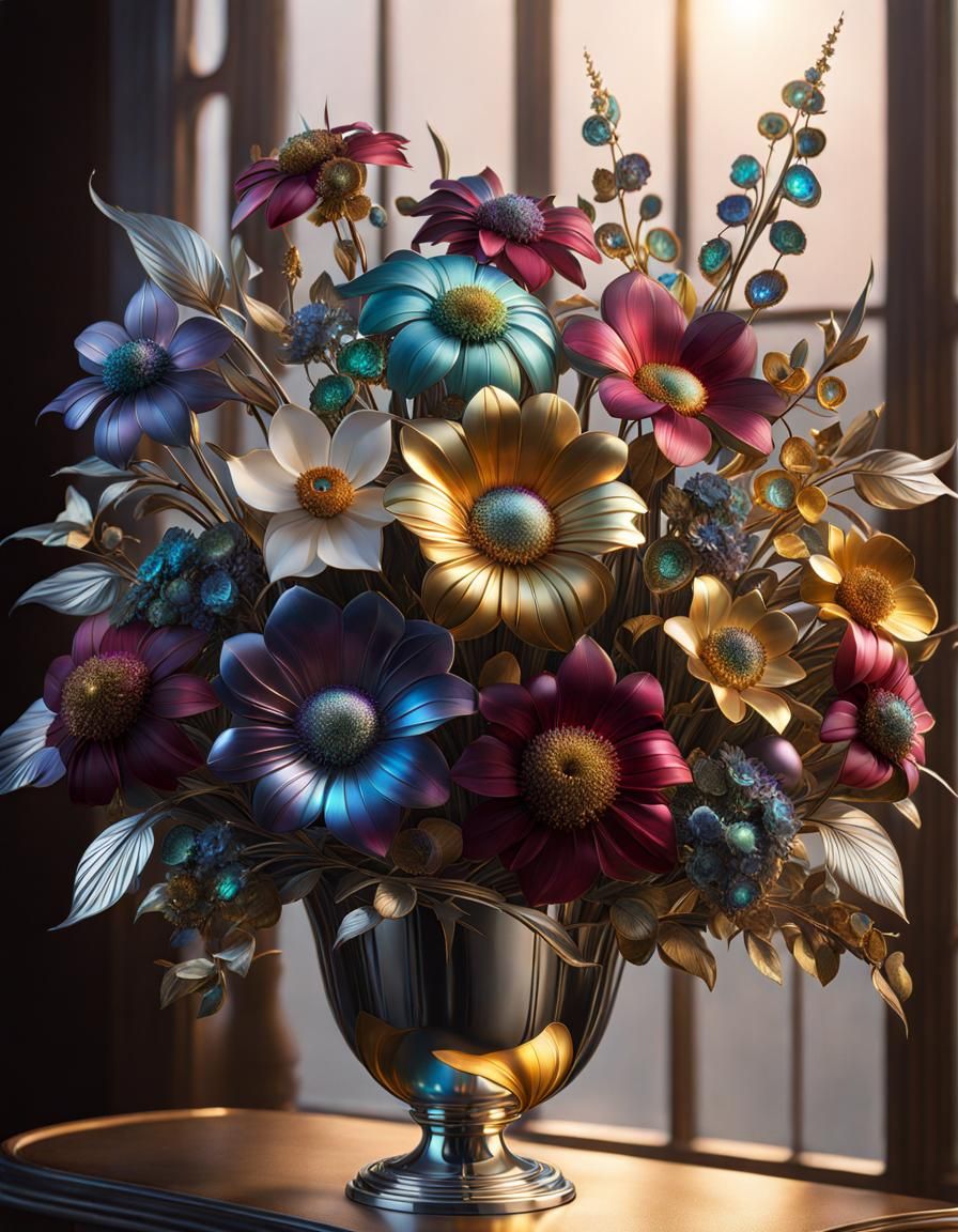 Metallic Bouquet.