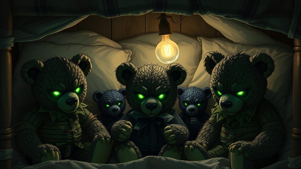 bears stand up and start walking