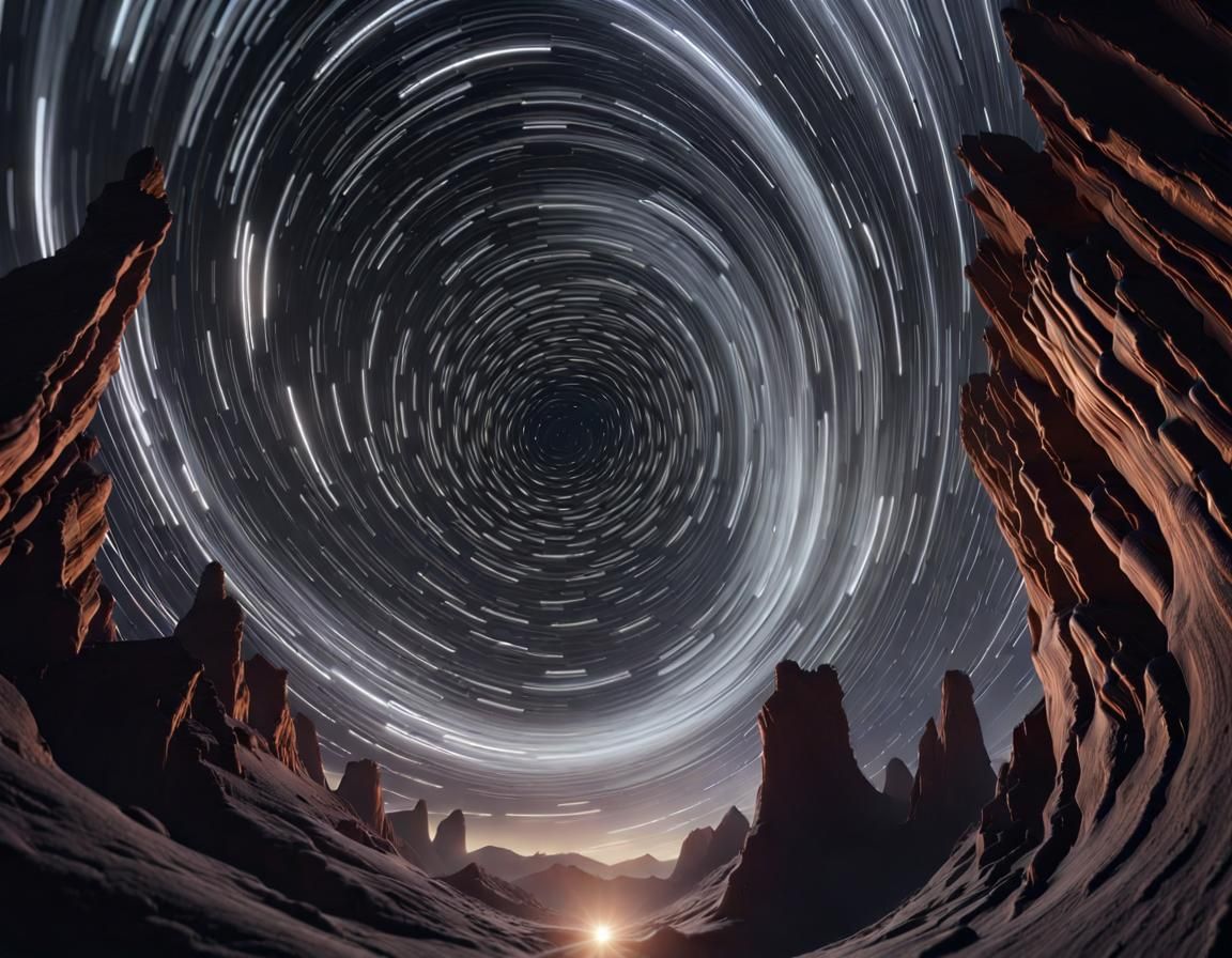 Vortex in the canyon 