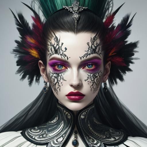 winter. avant-garde. luxurious. glamourous. enigmatic. photo...