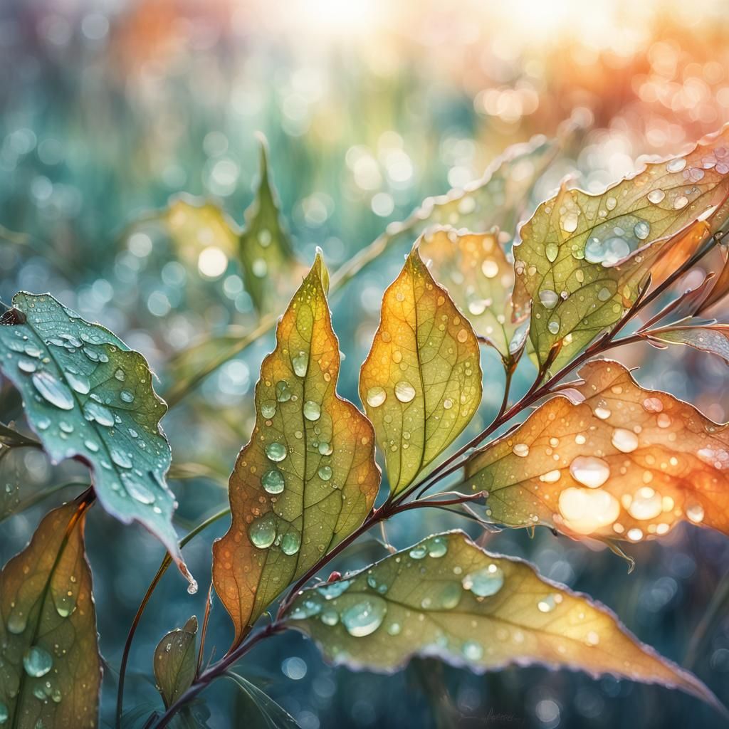 Dew Drops  by @Zmindrik