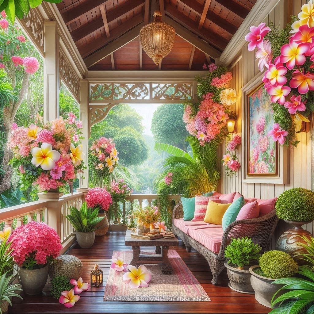 Alliteration Challenge - Perfect Porch Paradise Plumeria