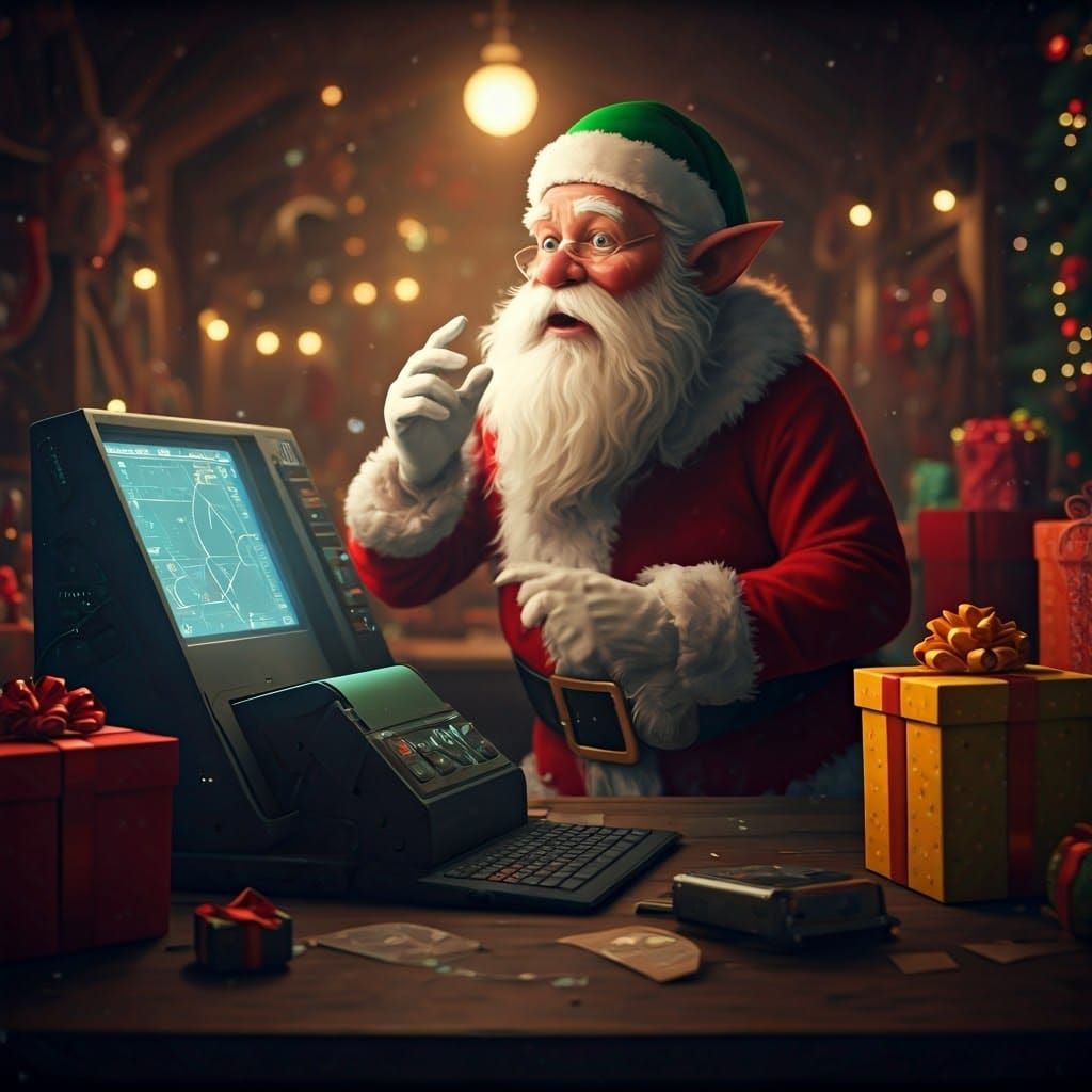 Christmas Workshop Chaos: Elf's Gift Dispenser Malfunction