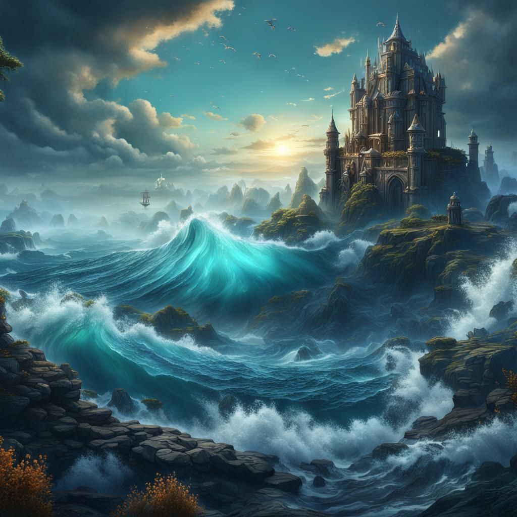 Ocean country  by @FandaPanda