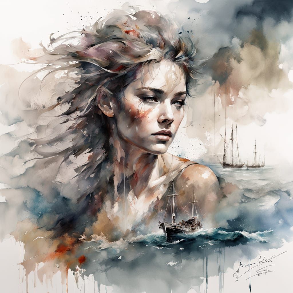 Sea of thoughts...  by @Gerber