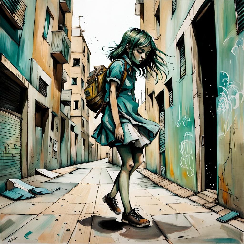 When home is no refuge, when home is not a home  by @BunnyFooFoo