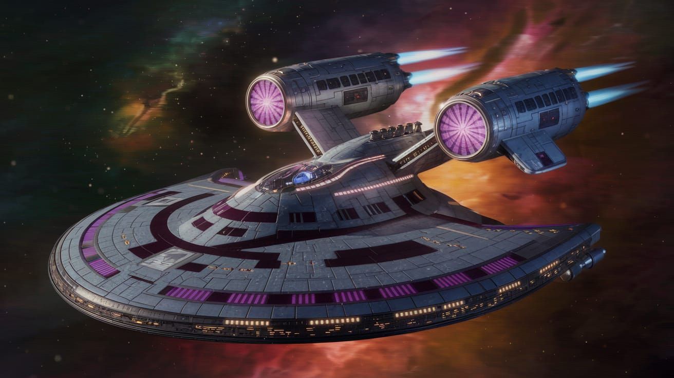 USS Zedinski NCC 5281 Exploring The Milky Way's Alpha Quadrant