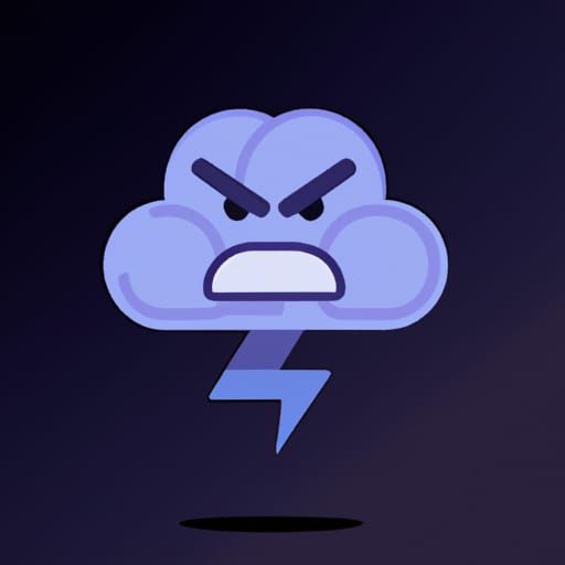 “Current Mood: Ragestorm” Emoji  by @Queren
