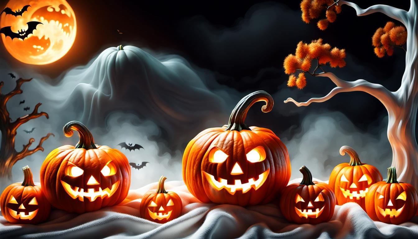 Halloween night - AI Generated Artwork - NightCafe Creator