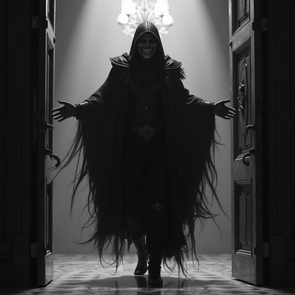 Lifelike award winning photography composite photograph image of an original character true final boss villain ultimar w...