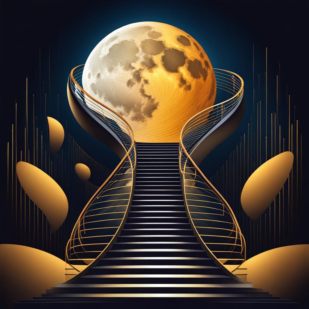 Stairway to heaven - AI Generated Artwork - NightCafe Creator