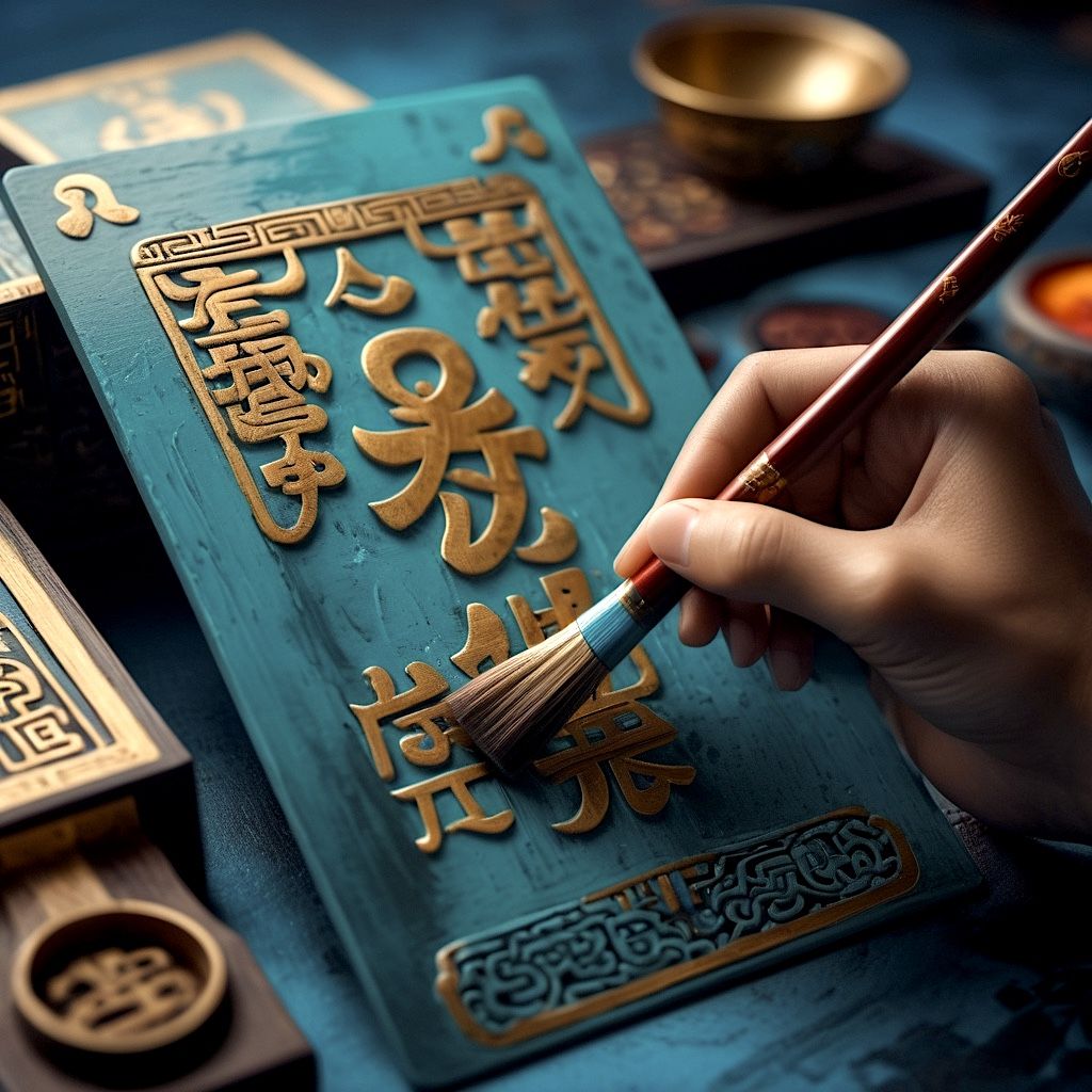 159 – ...and decades later one of the monks painted the card...