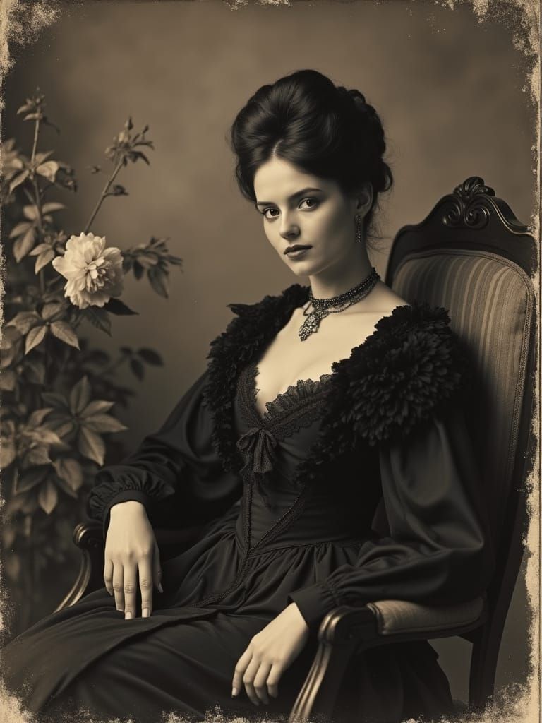 Photograph of a Victorian Lady  by @Molly