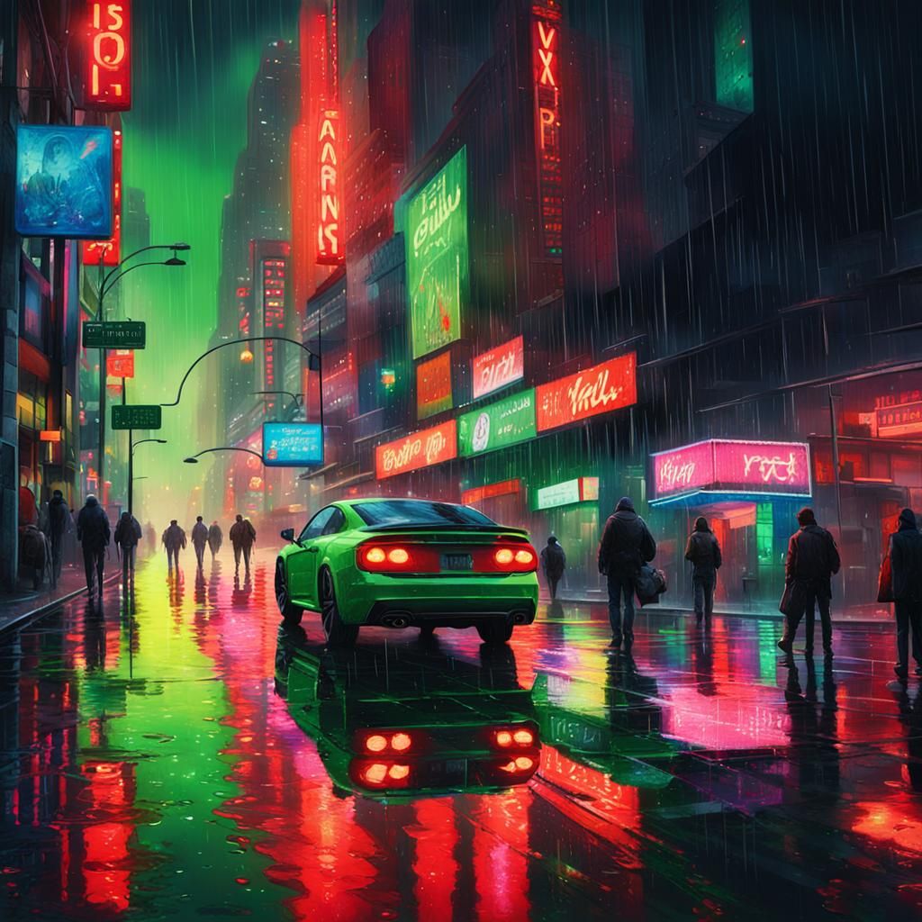 Neon Lights  by @Penelope