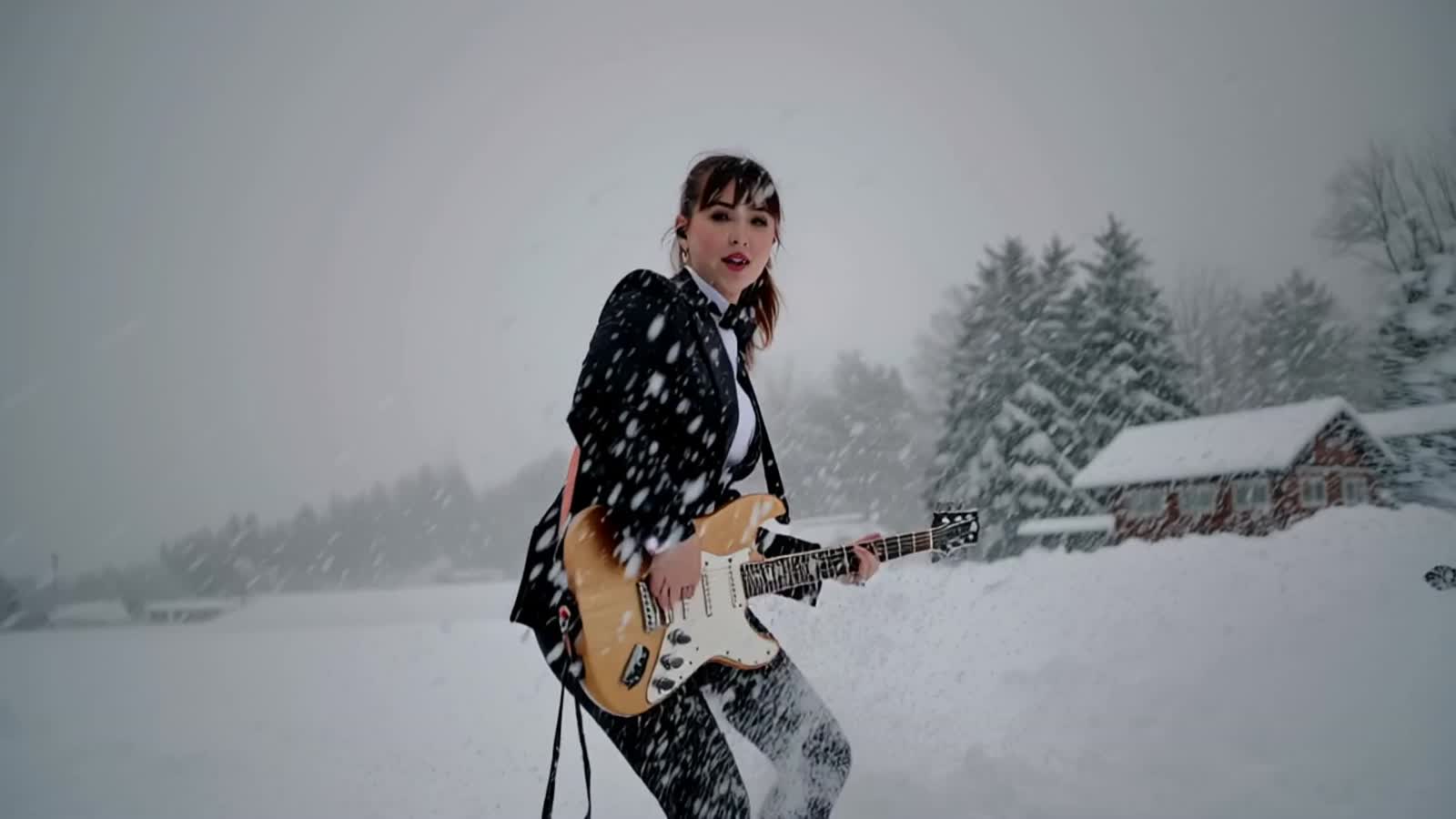 Rocking out in a snowstorm