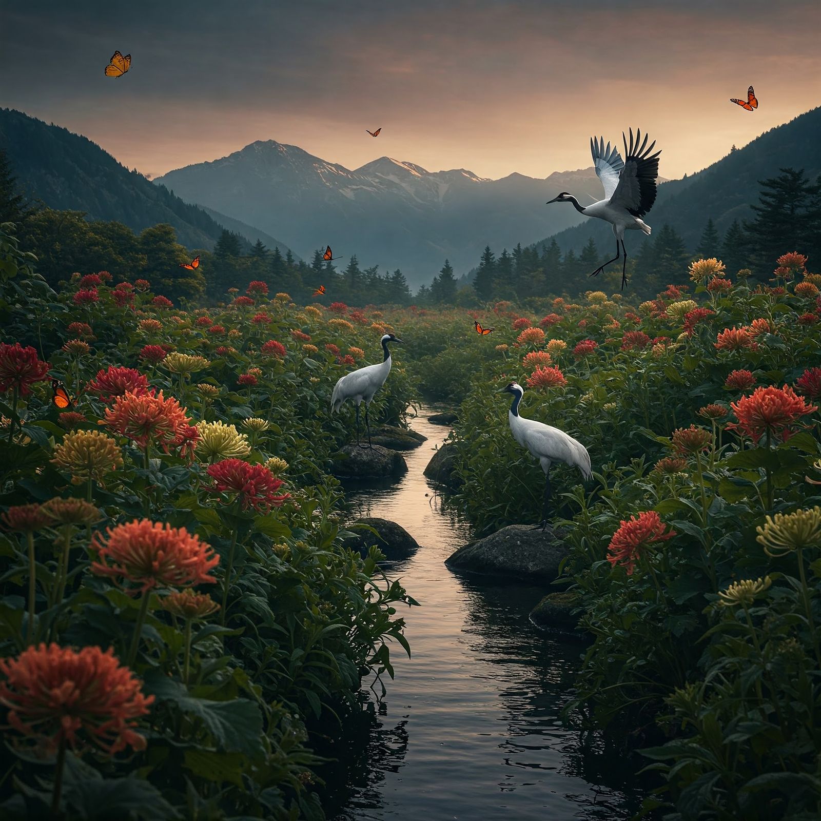 Beautiful nature scene