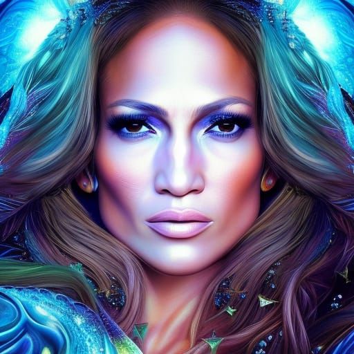 Jennifer Lopez - AI Generated Artwork - NightCafe Creator