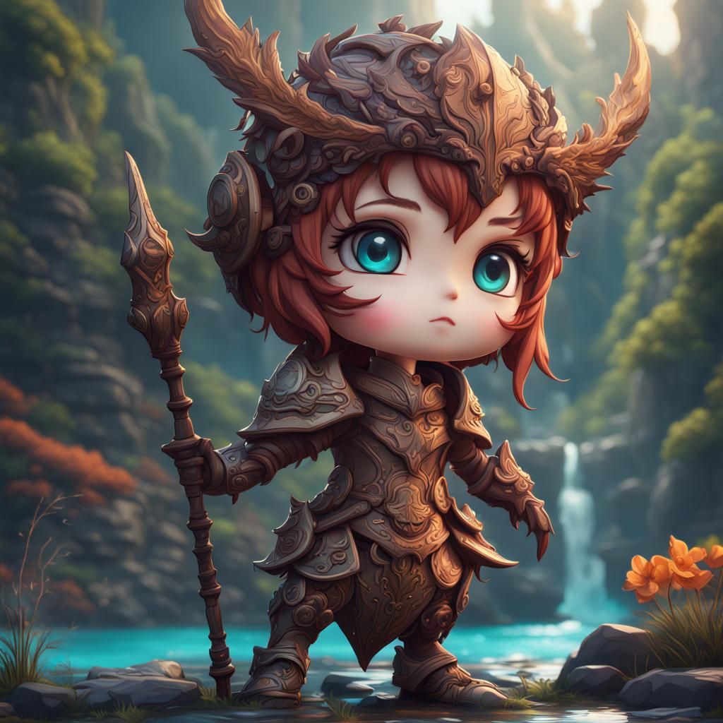 Chibi   by @HereditaryWarlord