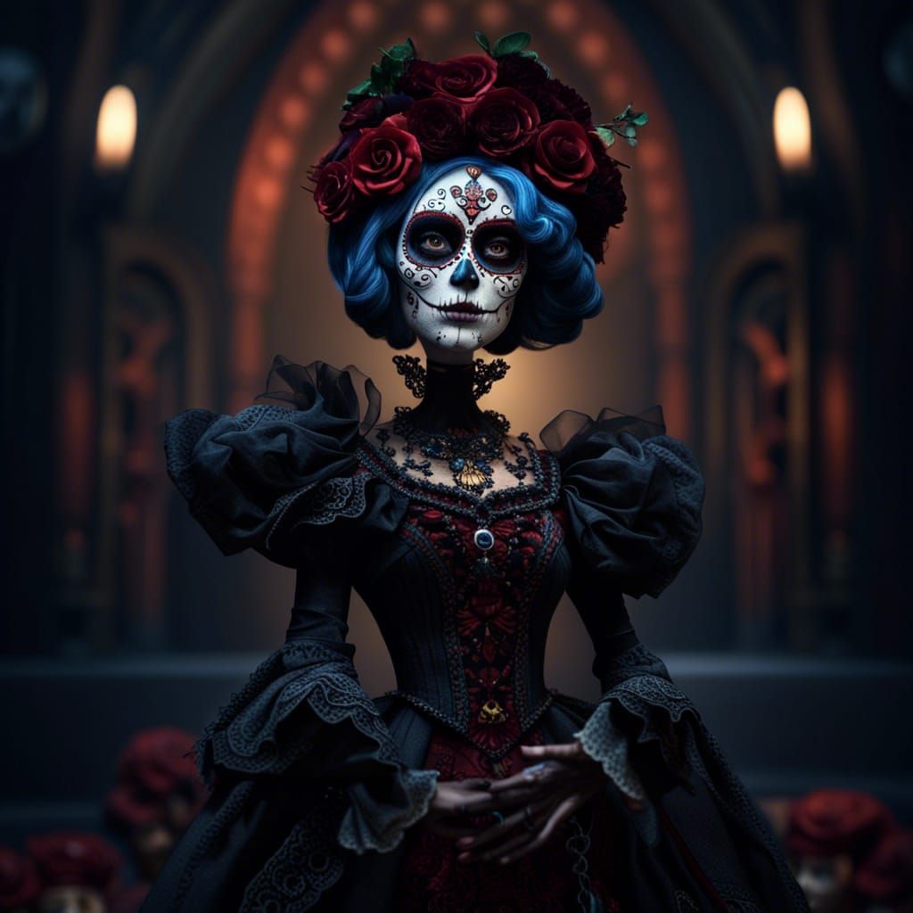 La Muerte Puppet - AI Generated Artwork - NightCafe Creator