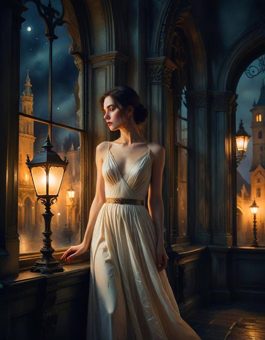 Just before midnight