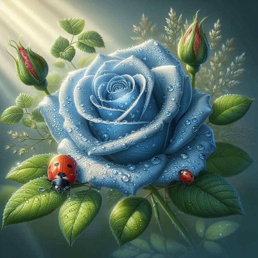 A Blue rose