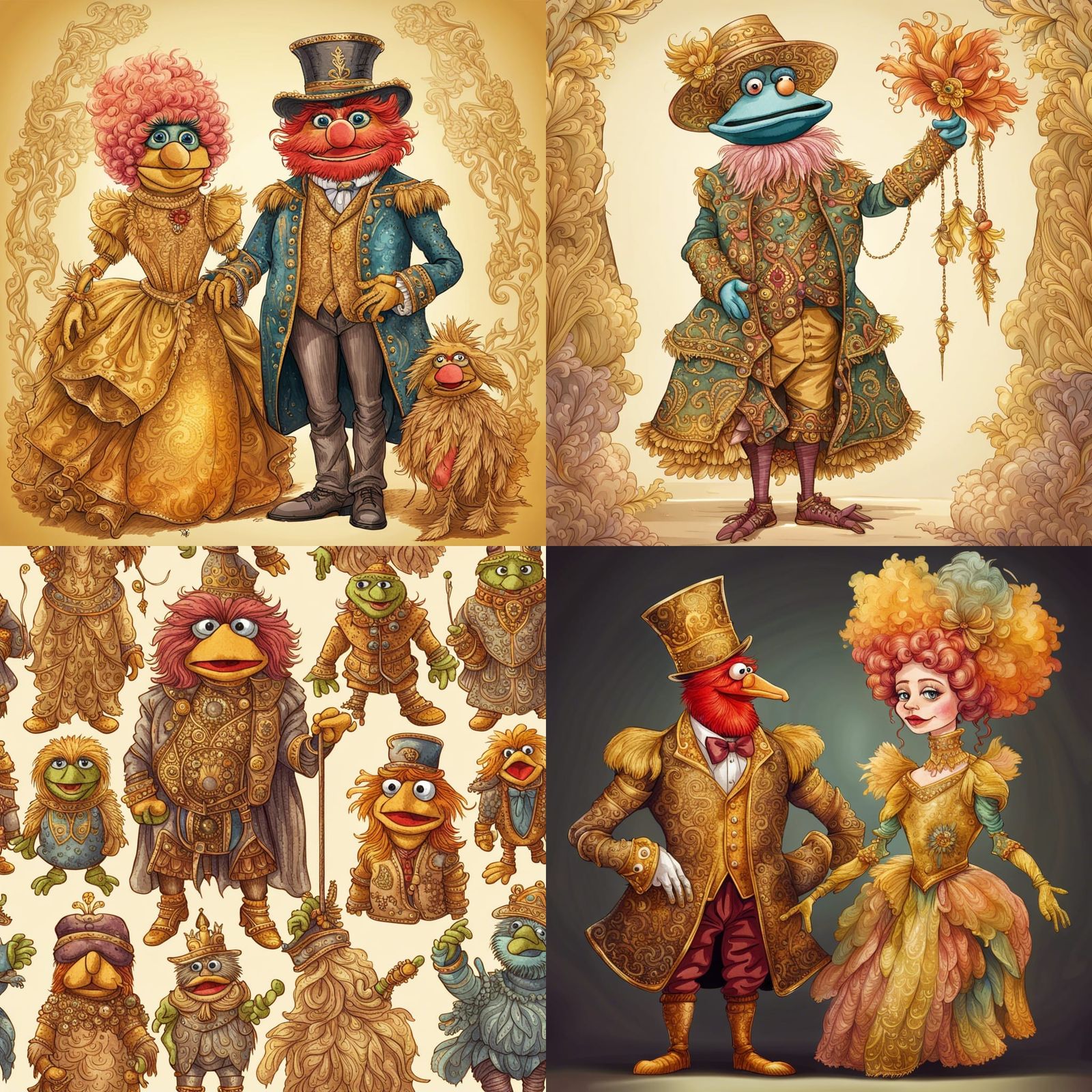 Puppet court AI Generated Artwork NightCafe Creator