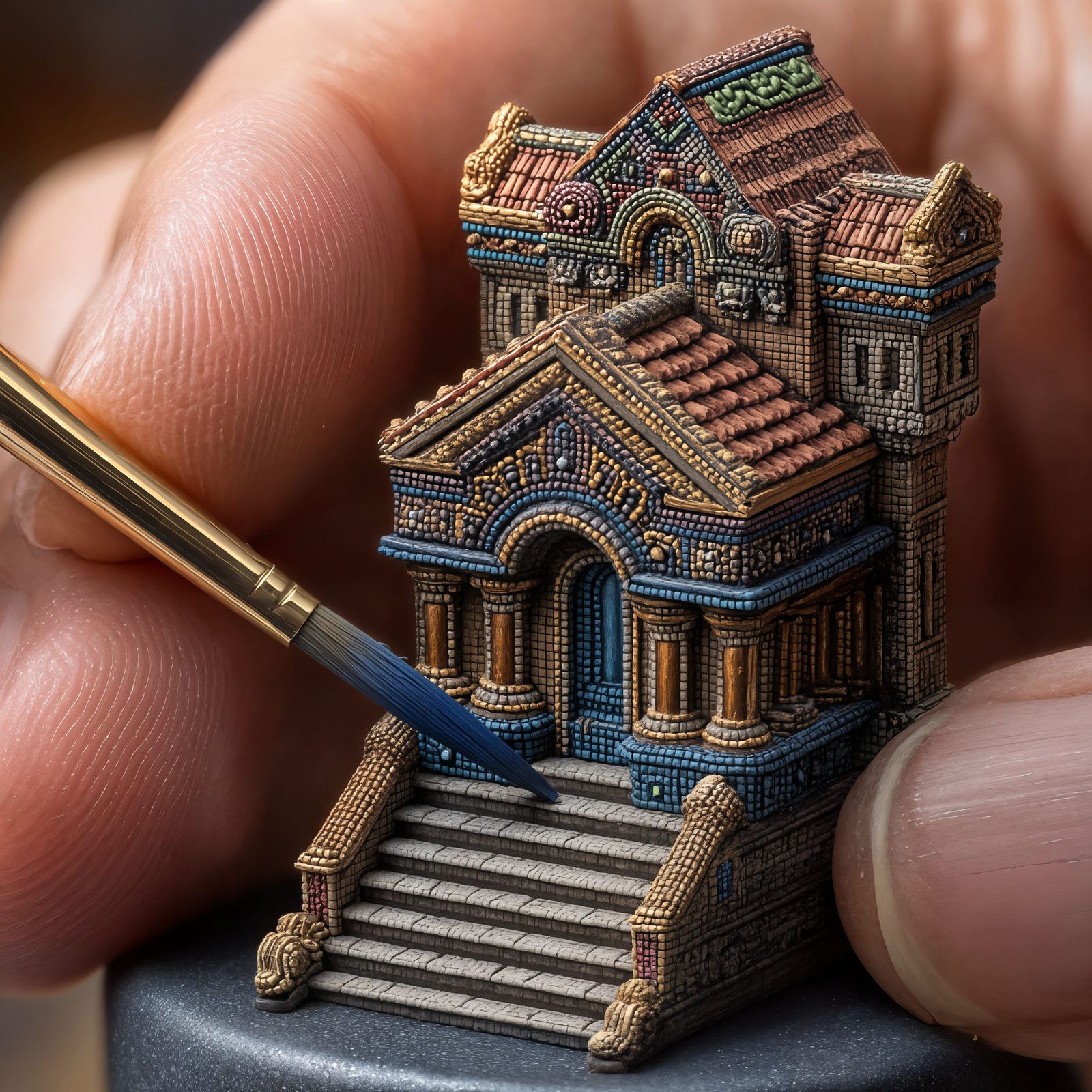 Itty Bitty Brush of Blue