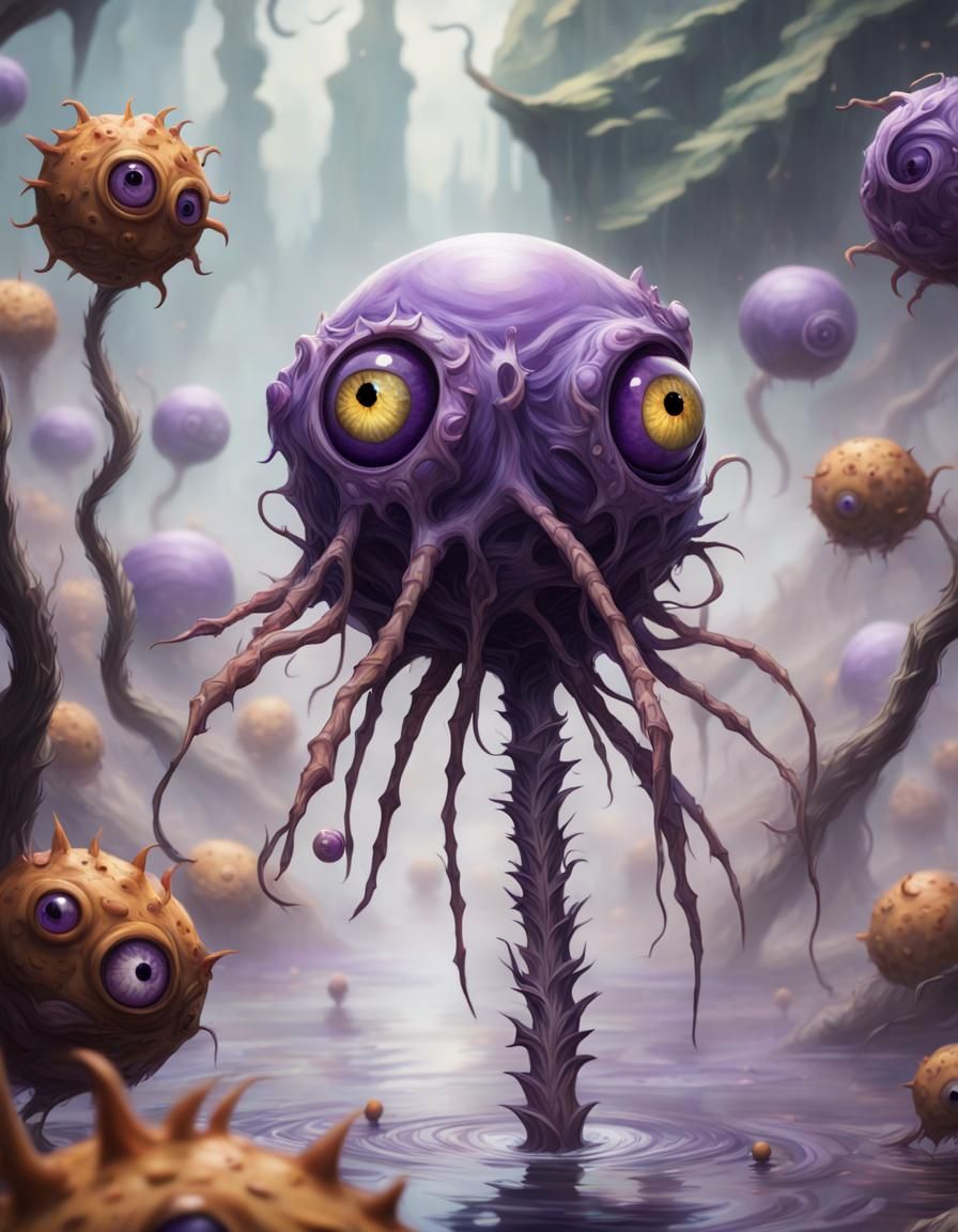 Fake Beholder 2 - Ai Generated Artwork - Nightcafe Creator