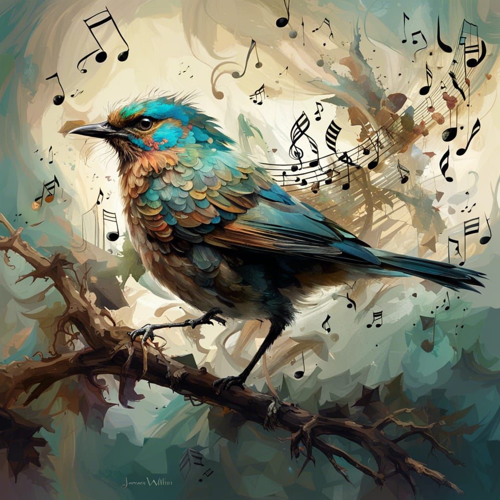 Singing bird  by @Vochomurka