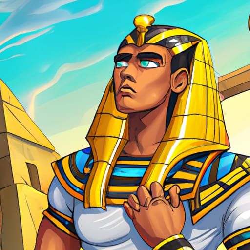 A young man in Egypt