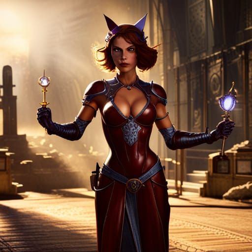 full body, cat women, in costume a masterpiece, 8k resolutio...