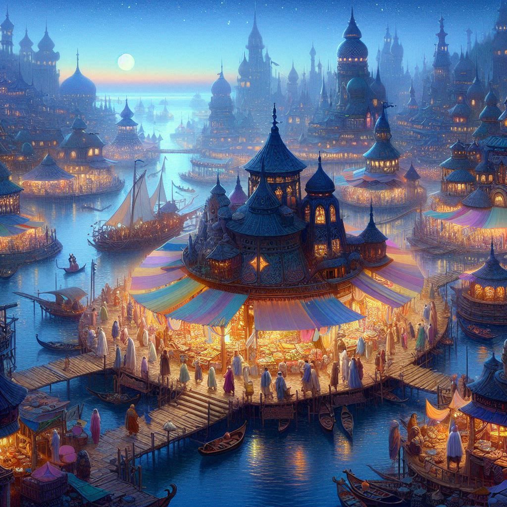 The floating markets