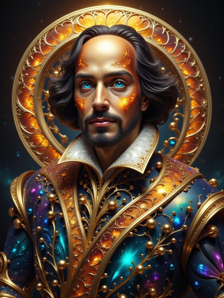 Testing a new LORA - "Shiny Swirls"